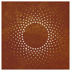 Décoration Murale Jardin 55X55 Cm Acier Corten Design Du Soleil