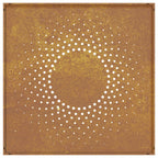 Décoration Murale Jardin 55X55 Cm Acier Corten Design Du Soleil