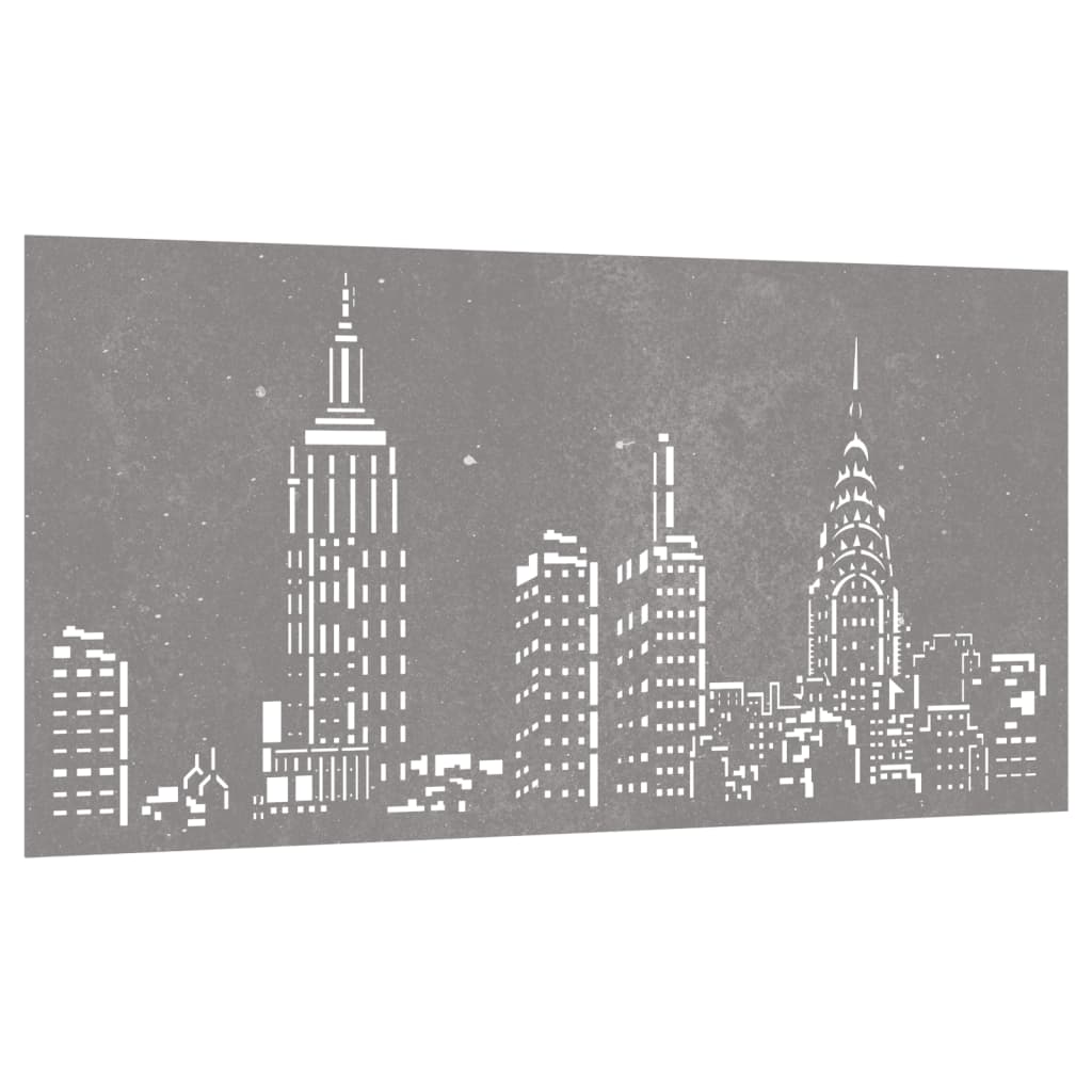 Décoration Murale Jardin 105X55Cm Acier Corten Design D'horizon
