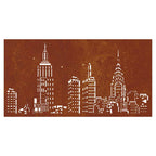 Décoration Murale Jardin 105X55Cm Acier Corten Design D'horizon