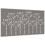 Décoration Murale Jardin 105X55 Cm Acier Corten Design De Fleur