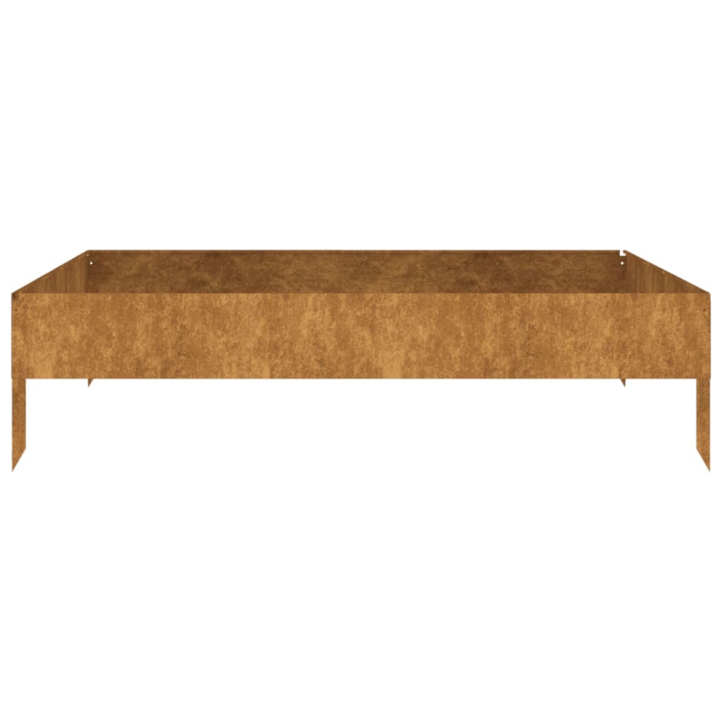 Lit Surélevé De Jardin Acier Corten