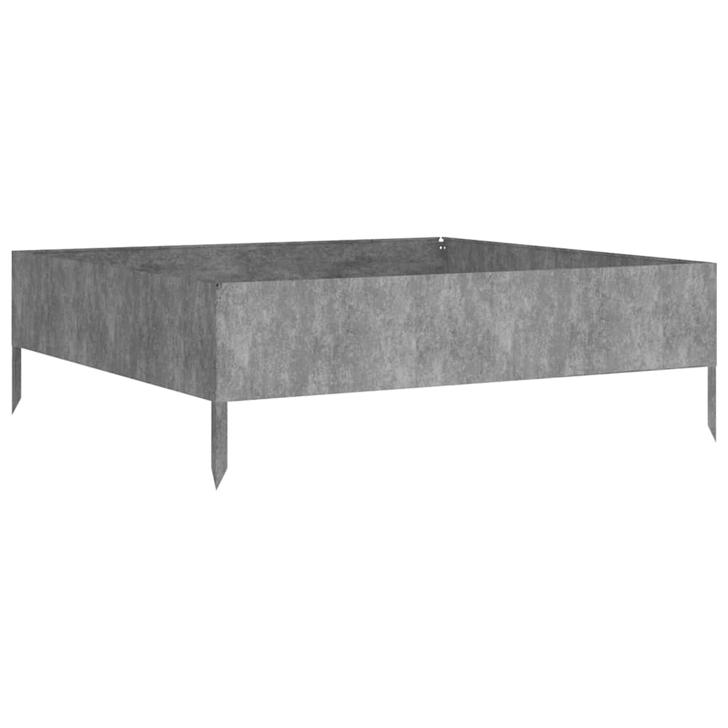 Lit Surélevé De Jardin 100X100X33,5 Cm Acier Corten
