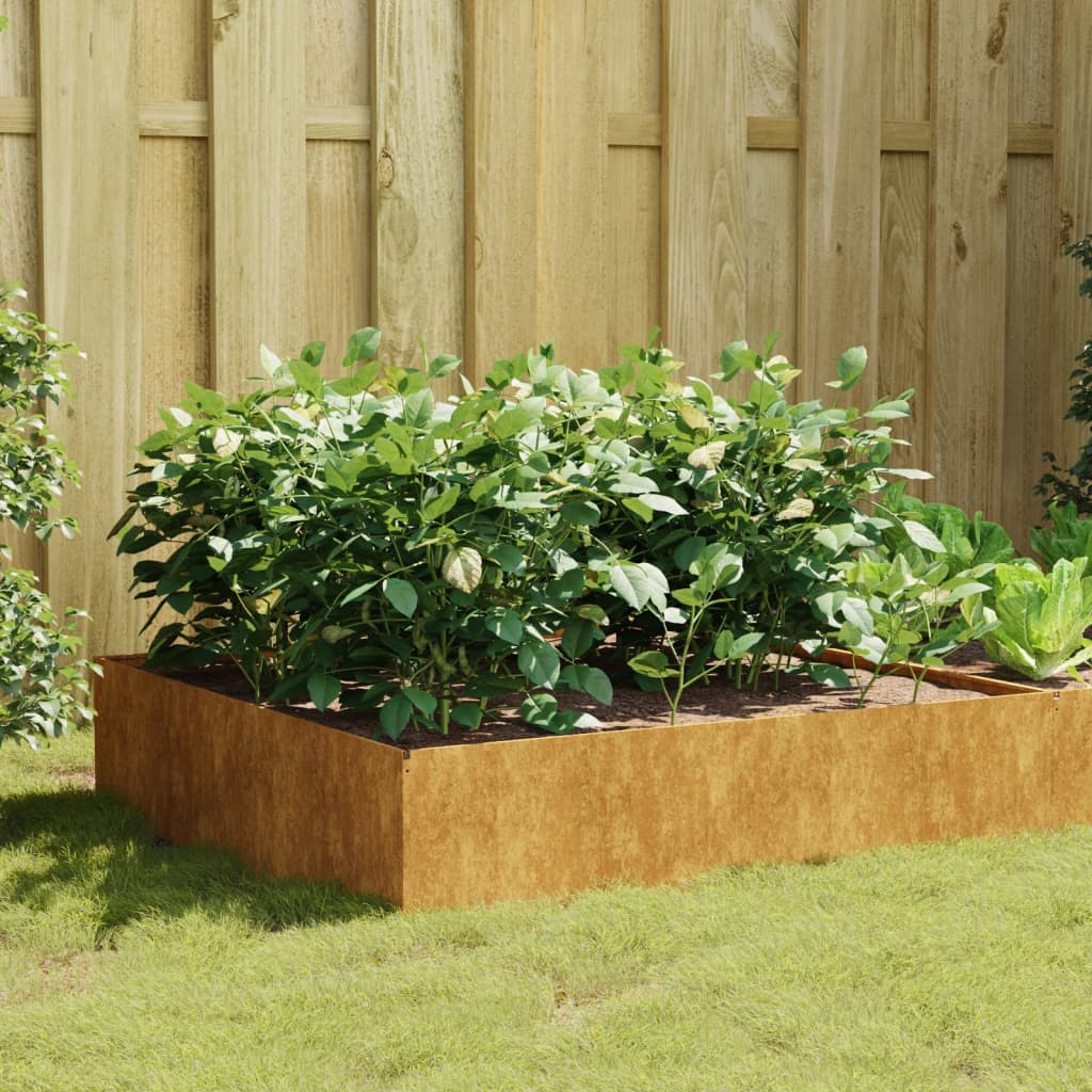 Lit Surélevé De Jardin Acier Corten