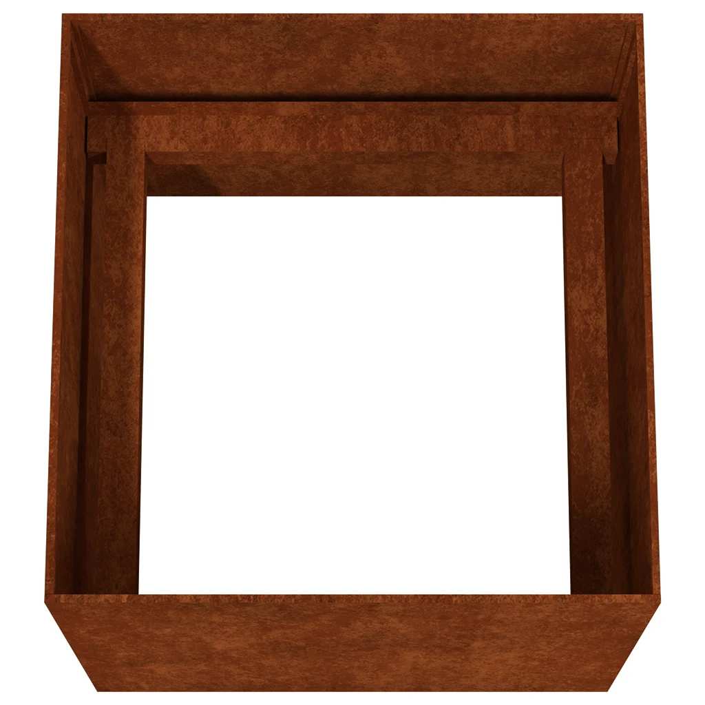 Jardinière Acier Corten
