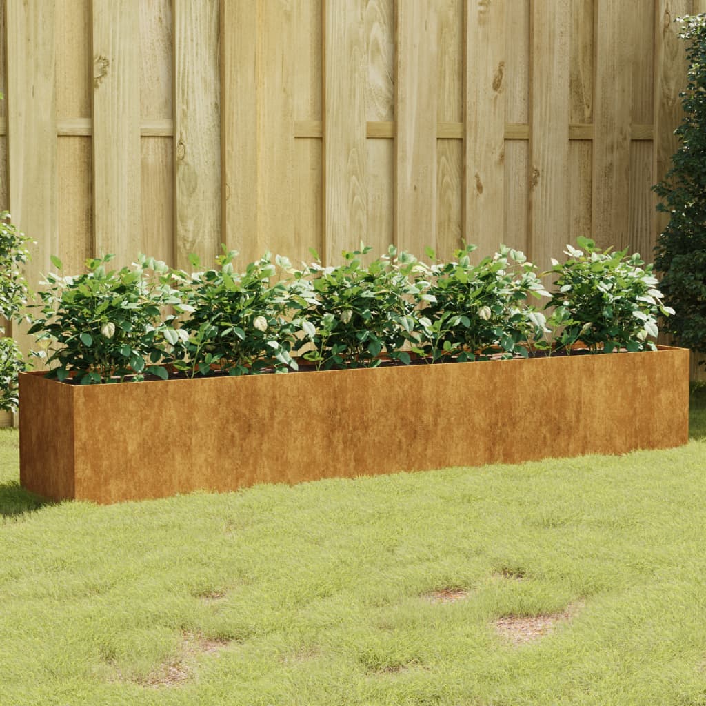 Lit Surélevé De Jardin Acier Corten