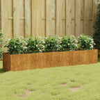 Lit Surélevé De Jardin Acier Corten