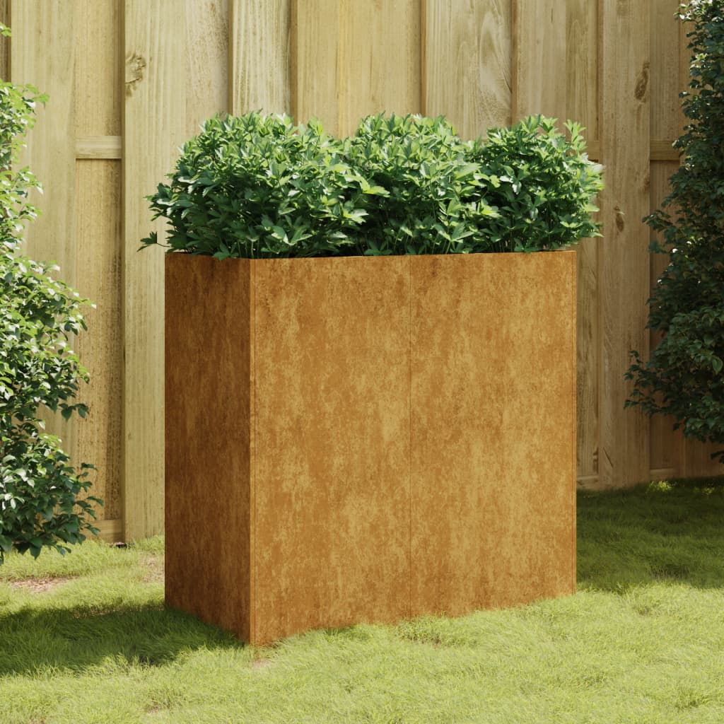 Jardinière Acier Corten