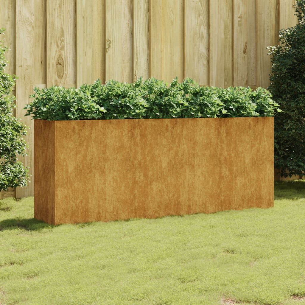 Lit Surélevé De Jardin Acier Corten