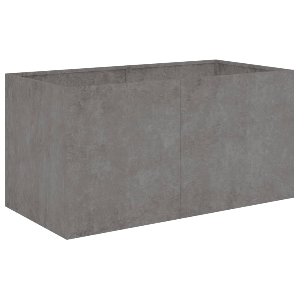 Jardinière 80X40X40 Cm Acier Corten