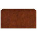 Jardinière 80X40X40 Cm Acier Corten