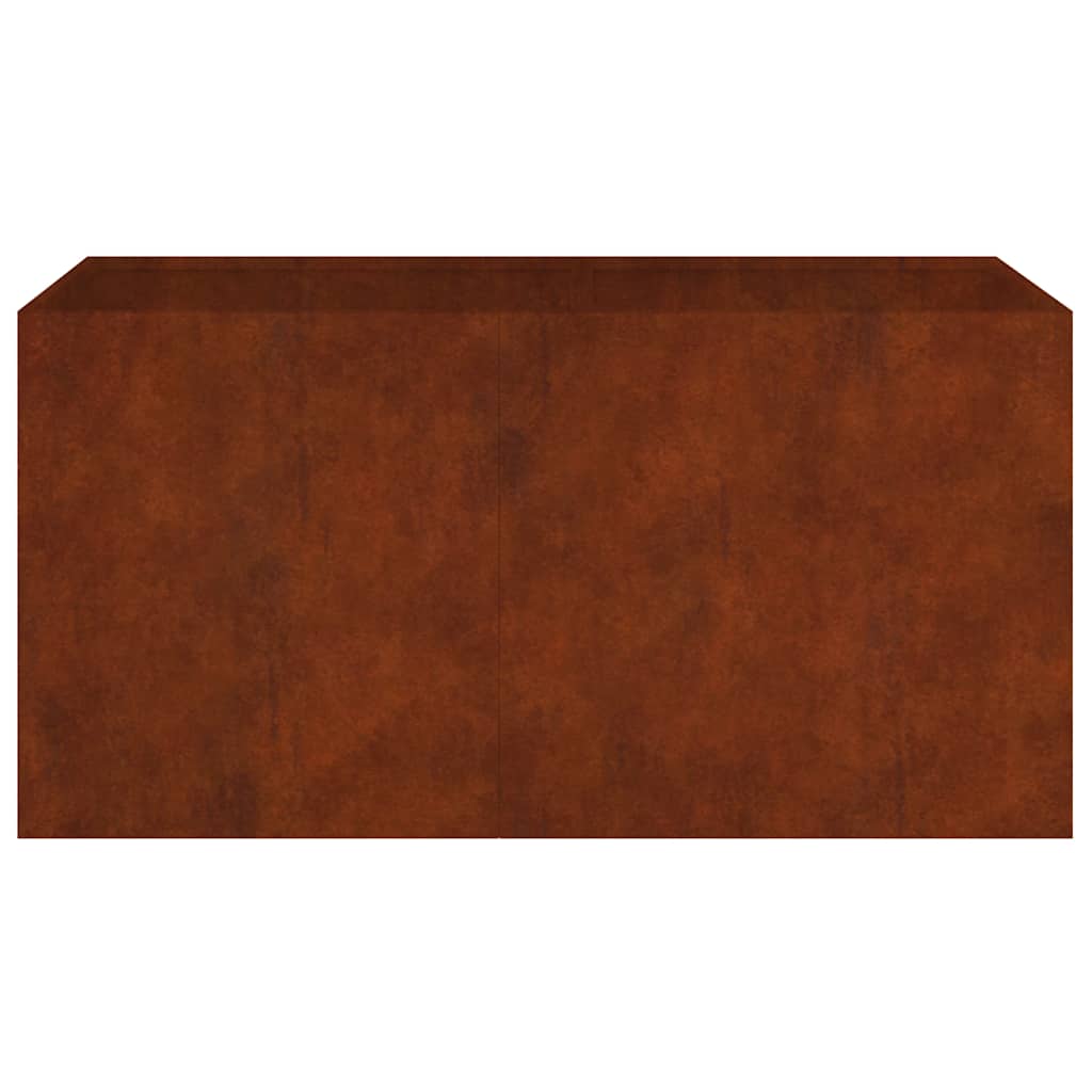 Jardinière 80X40X40 Cm Acier Corten