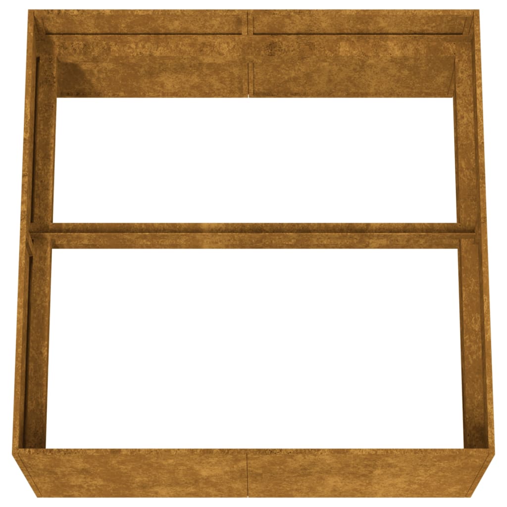 Jardinière Acier Corten