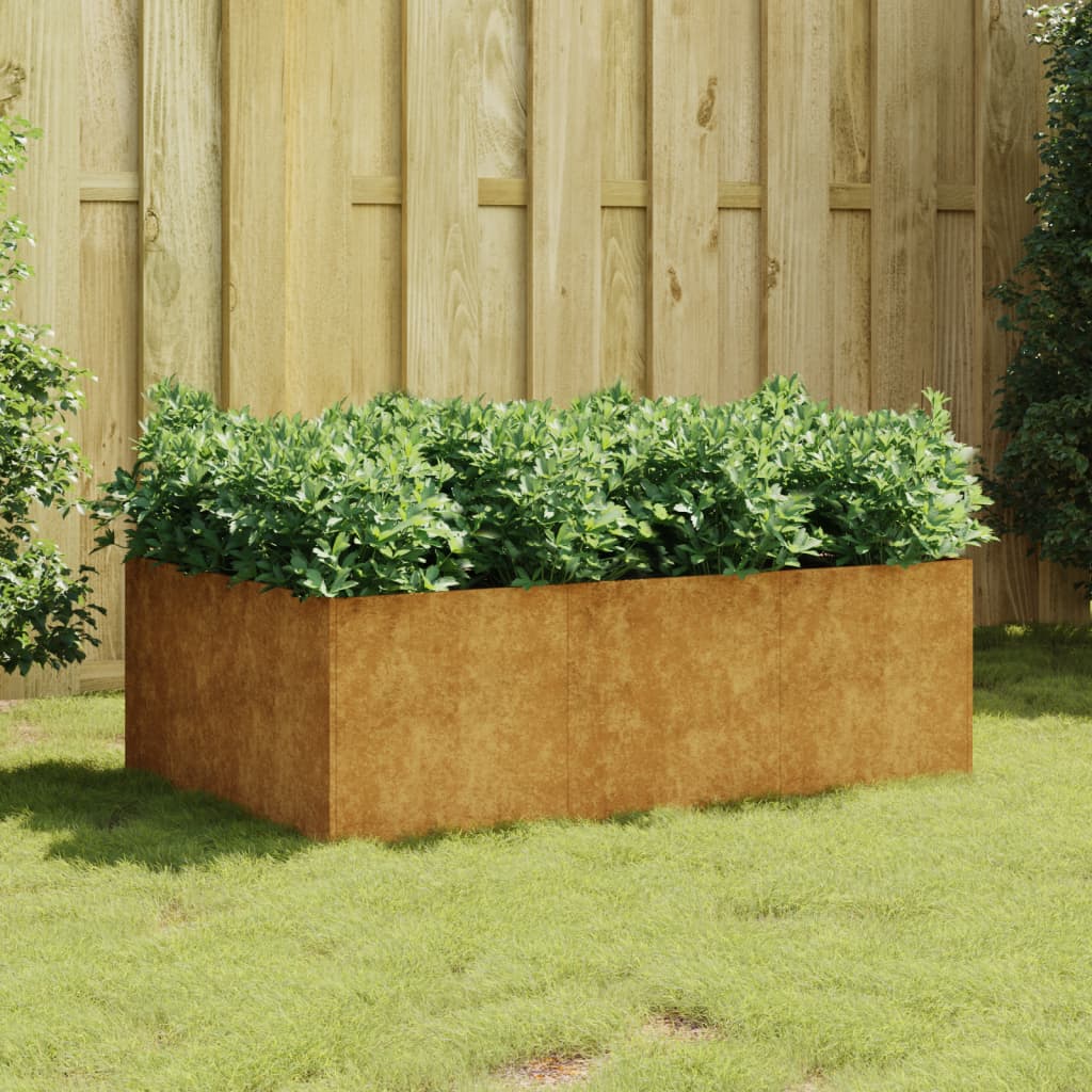 Lit Surélevé De Jardin Acier Corten