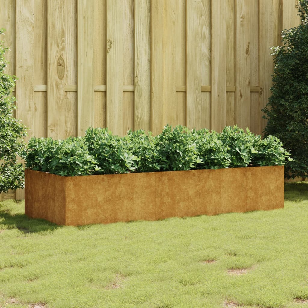 Lit Surélevé De Jardin Acier Corten