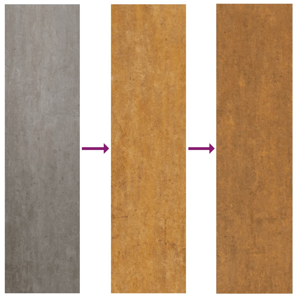 Jardinière Acier Corten