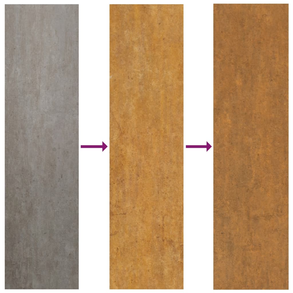 Jardinière Acier Corten