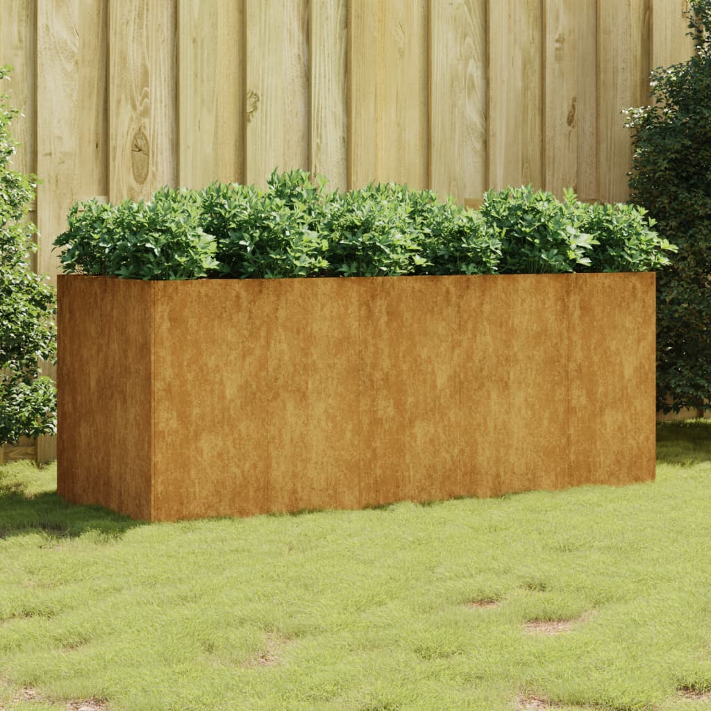 Lit Surélevé De Jardin Acier Corten
