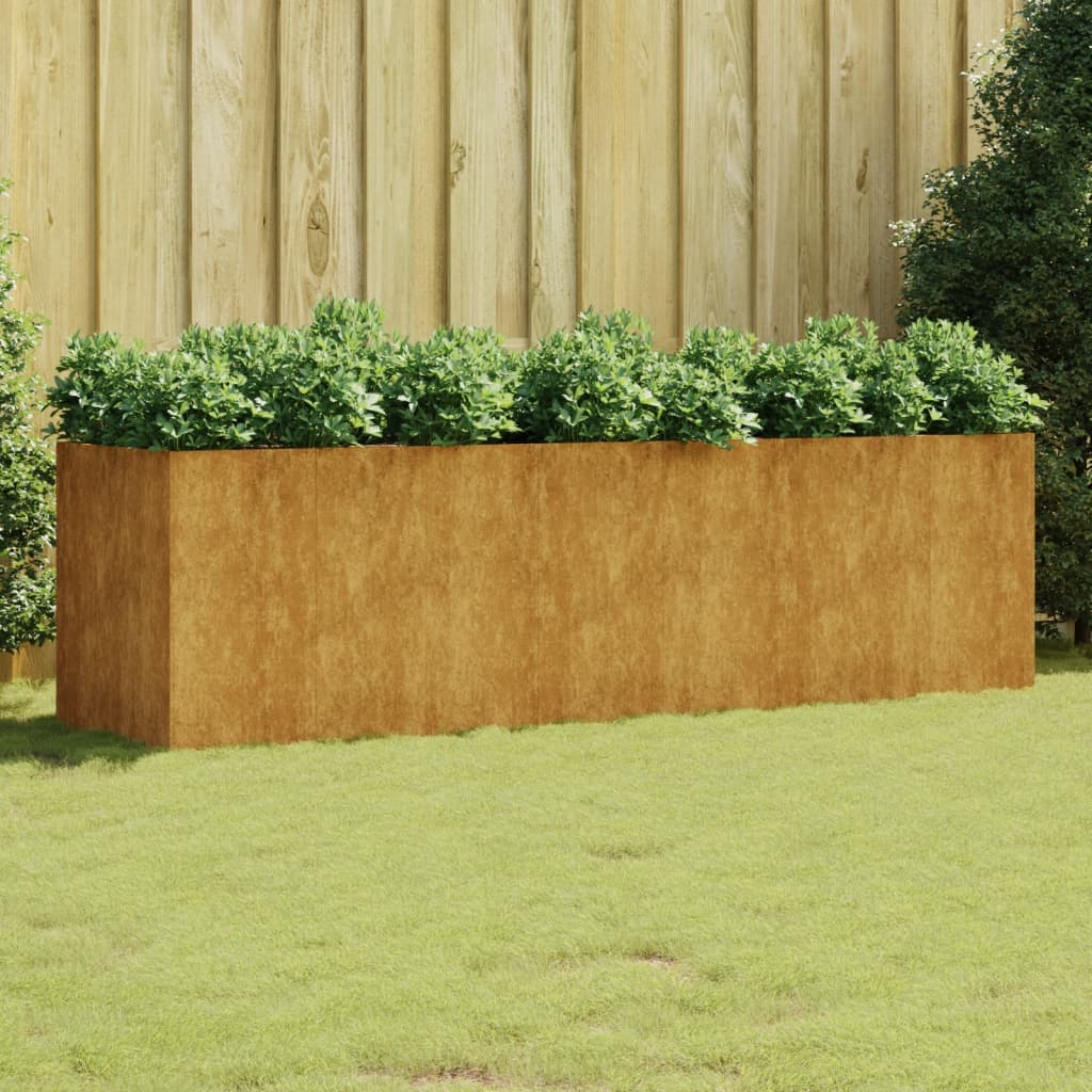 Lit Surélevé De Jardin Acier Corten