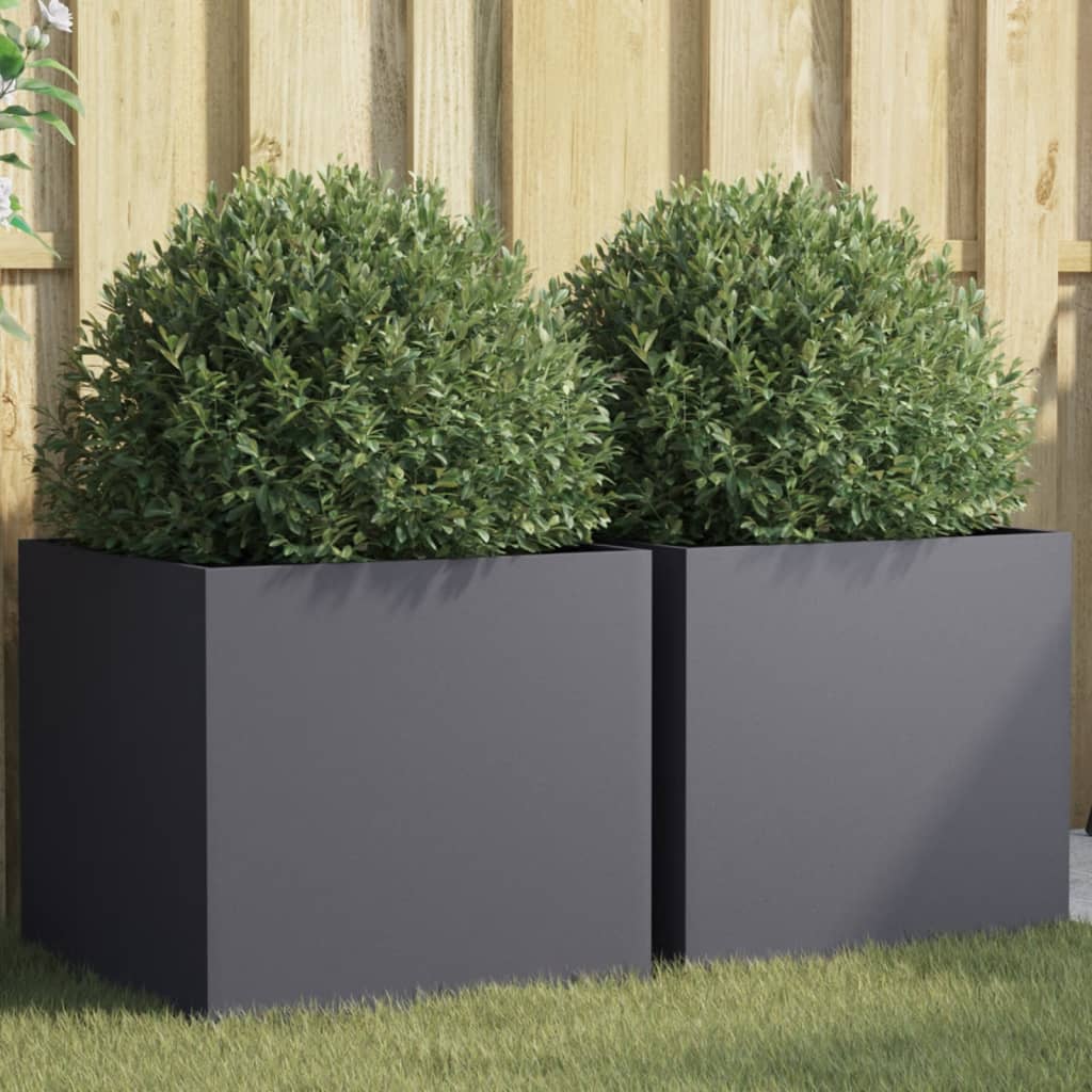 Jardinières 2 Pcs Acier Corten