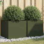 Jardinières 2 Pcs Acier Corten