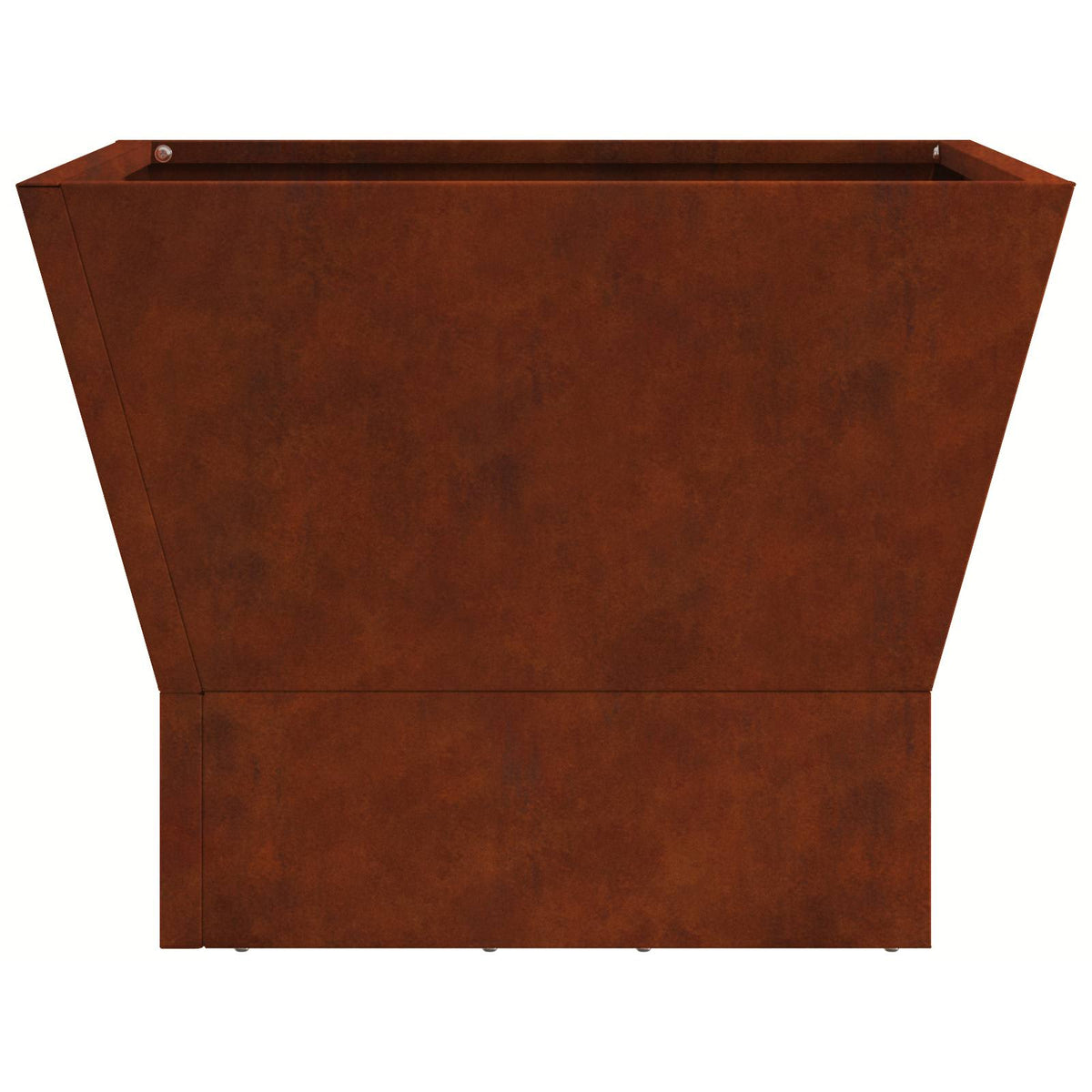 Brasero Rouillé 40 X 40 X 35 Cm Acier Patiné