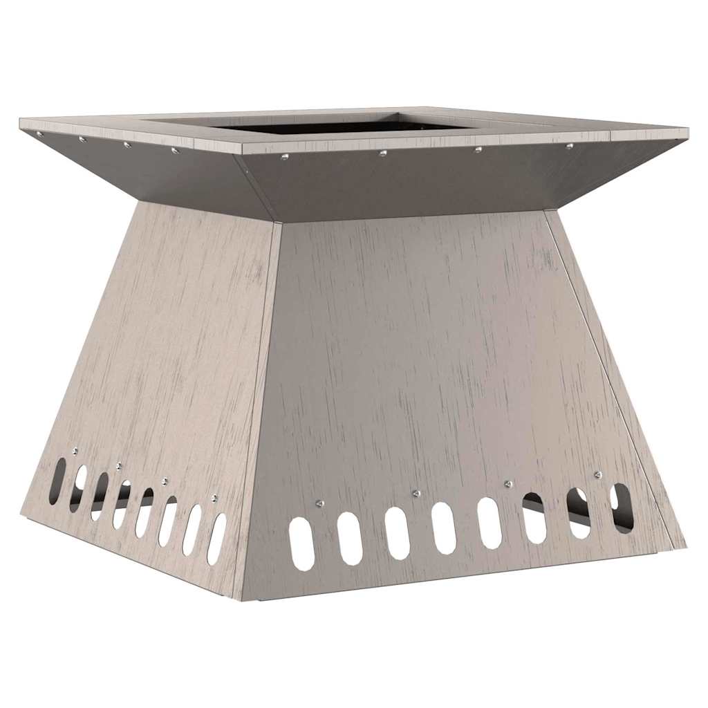 Brasero Rouillé Acier Patiné