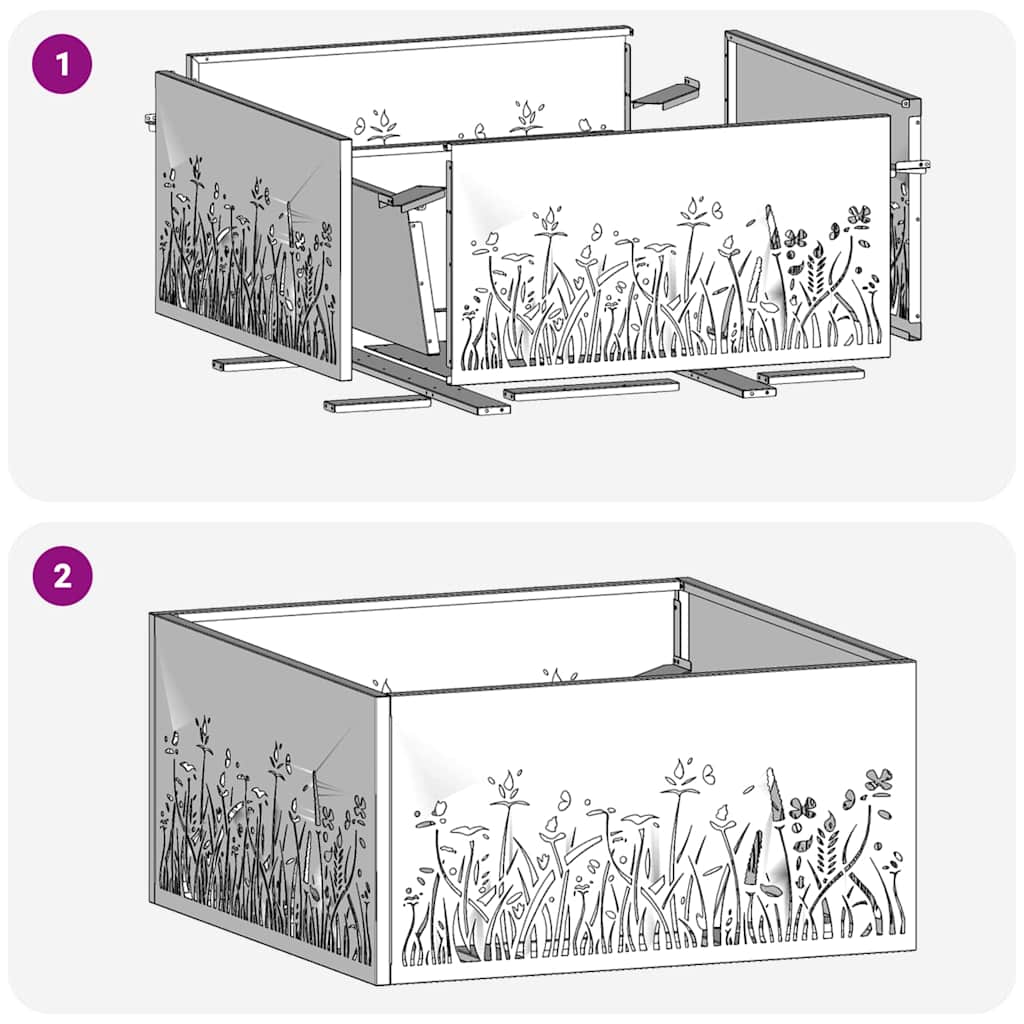 Boule De Feu Rouillé Acier Patiné
