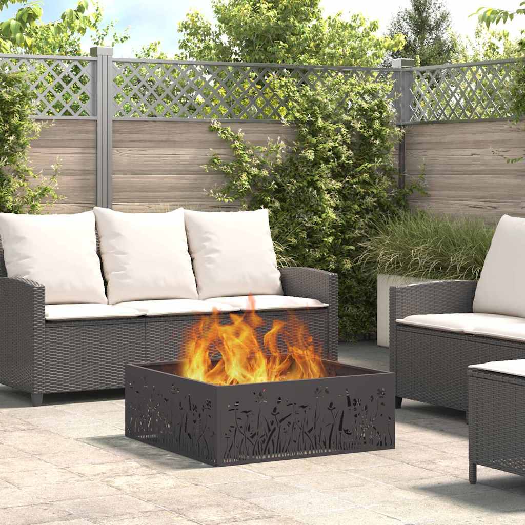 Boule De Feu Rouillé Acier Patiné