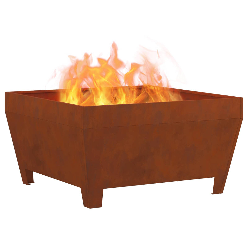 Boule De Feu Rouillé Acier Patiné