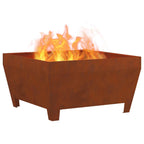 Boule De Feu Rouillé Acier Patiné