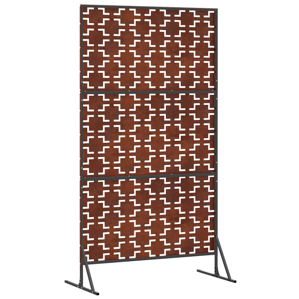 Écran De Confidentialité 100 X 50 X 180 Cm Rouillé