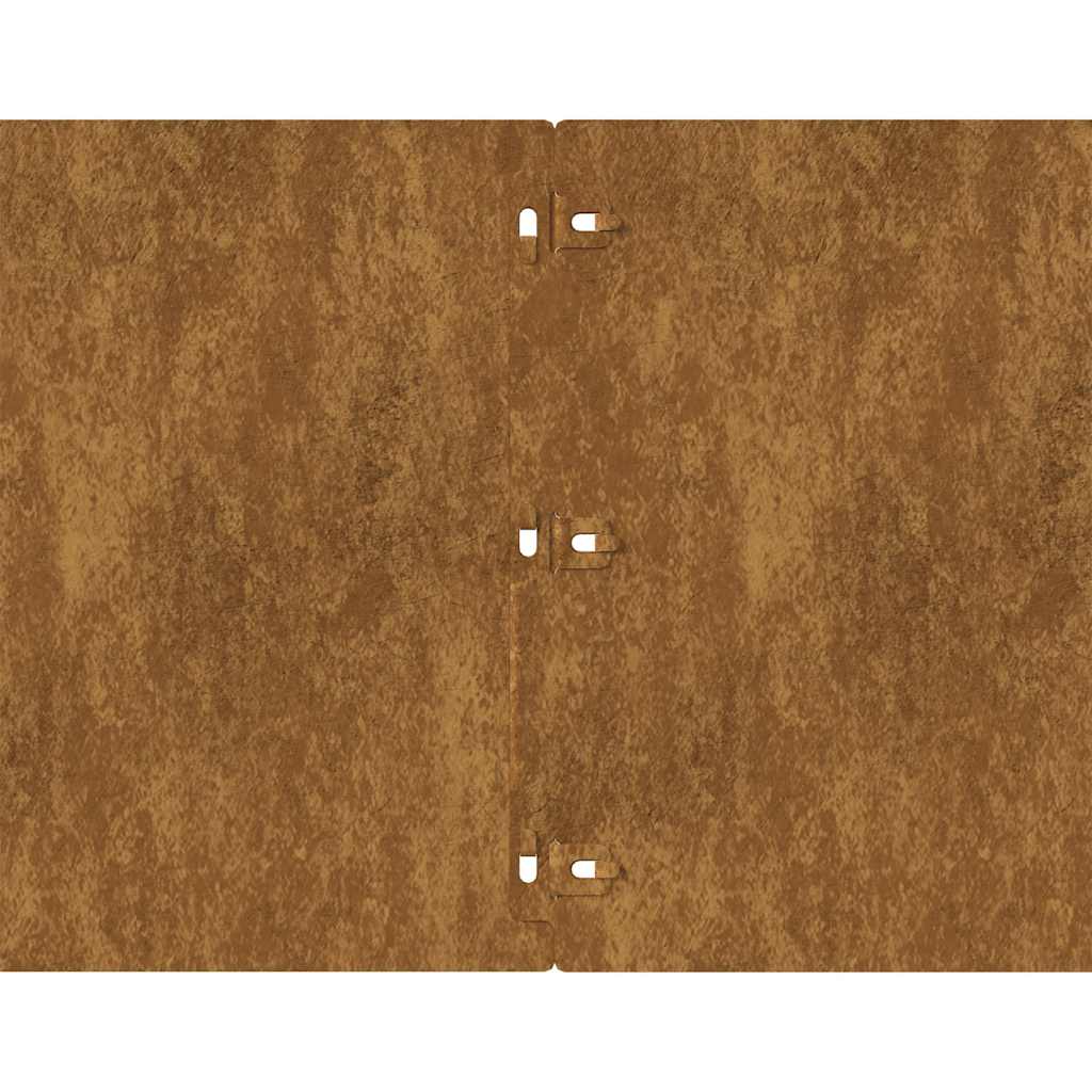 Bordure De Pelouse 20 Pc Rouillé