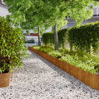 Bordure De Pelouse 20 Pc Rouillé