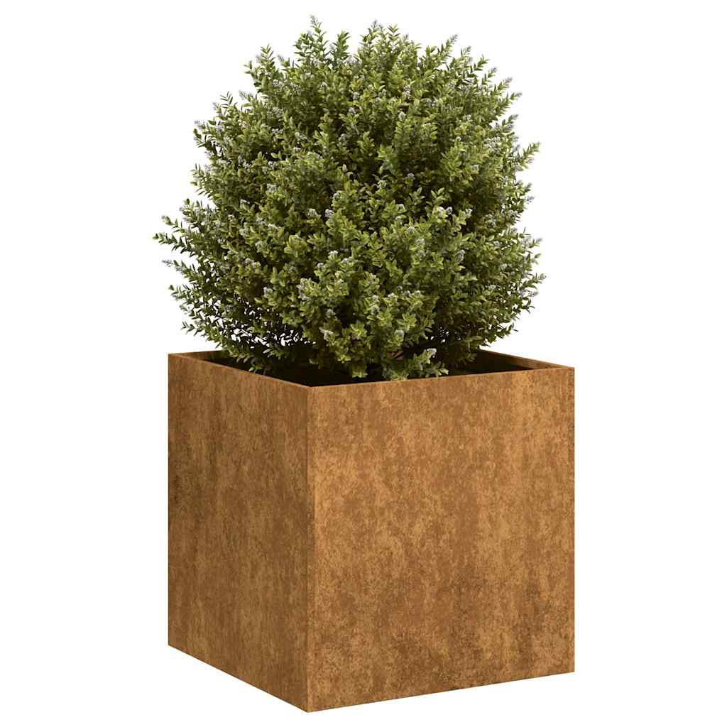Cache-Pot De Jardin Rouillé