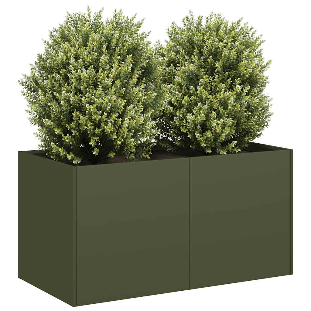 Cache-Pot De Jardin Rouillé