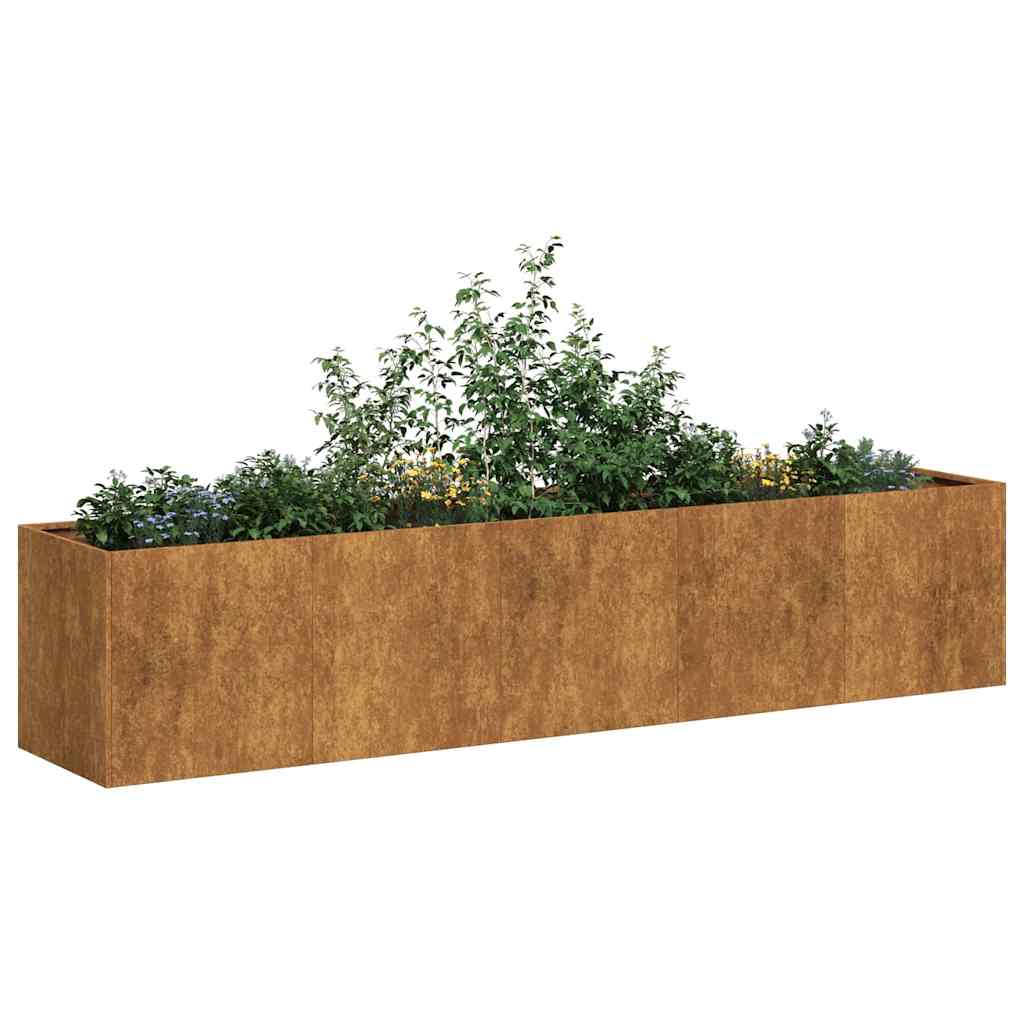 Cache-Pot De Jardin Rouillé