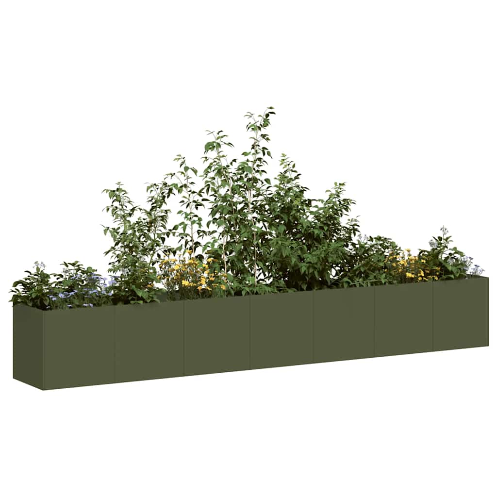 Cache-Pot De Jardin Rouillé