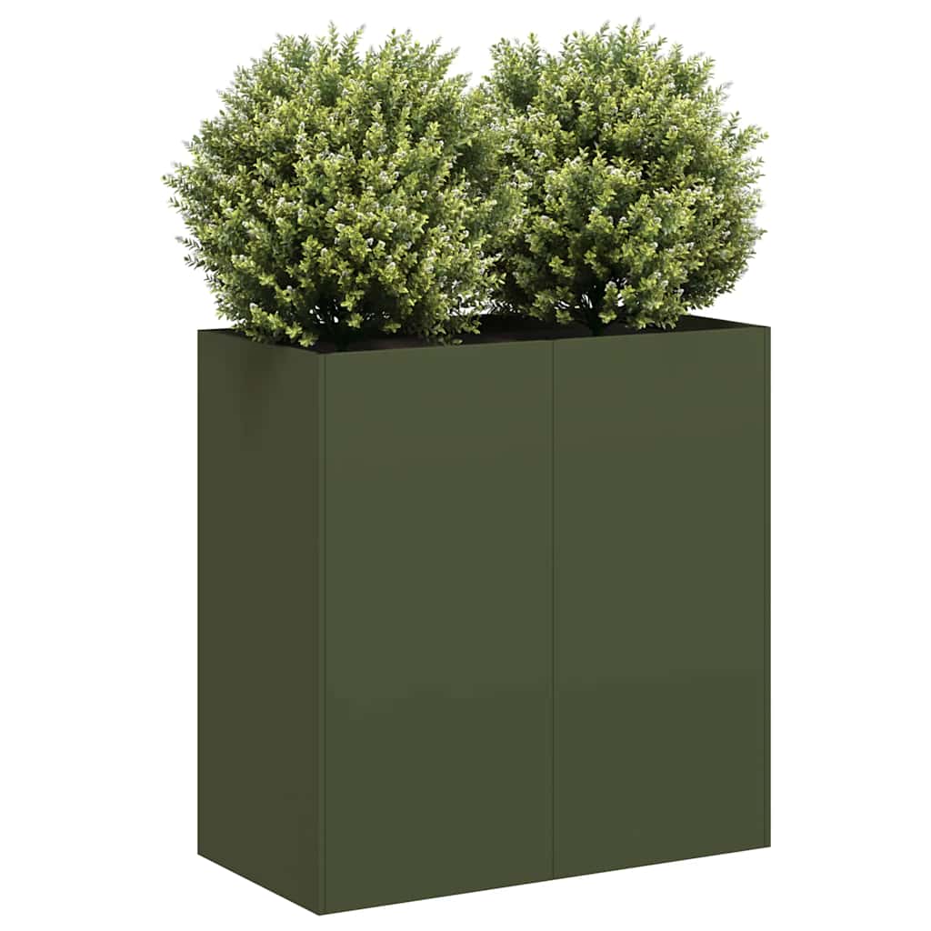 Cache-Pot De Jardin Rouillé