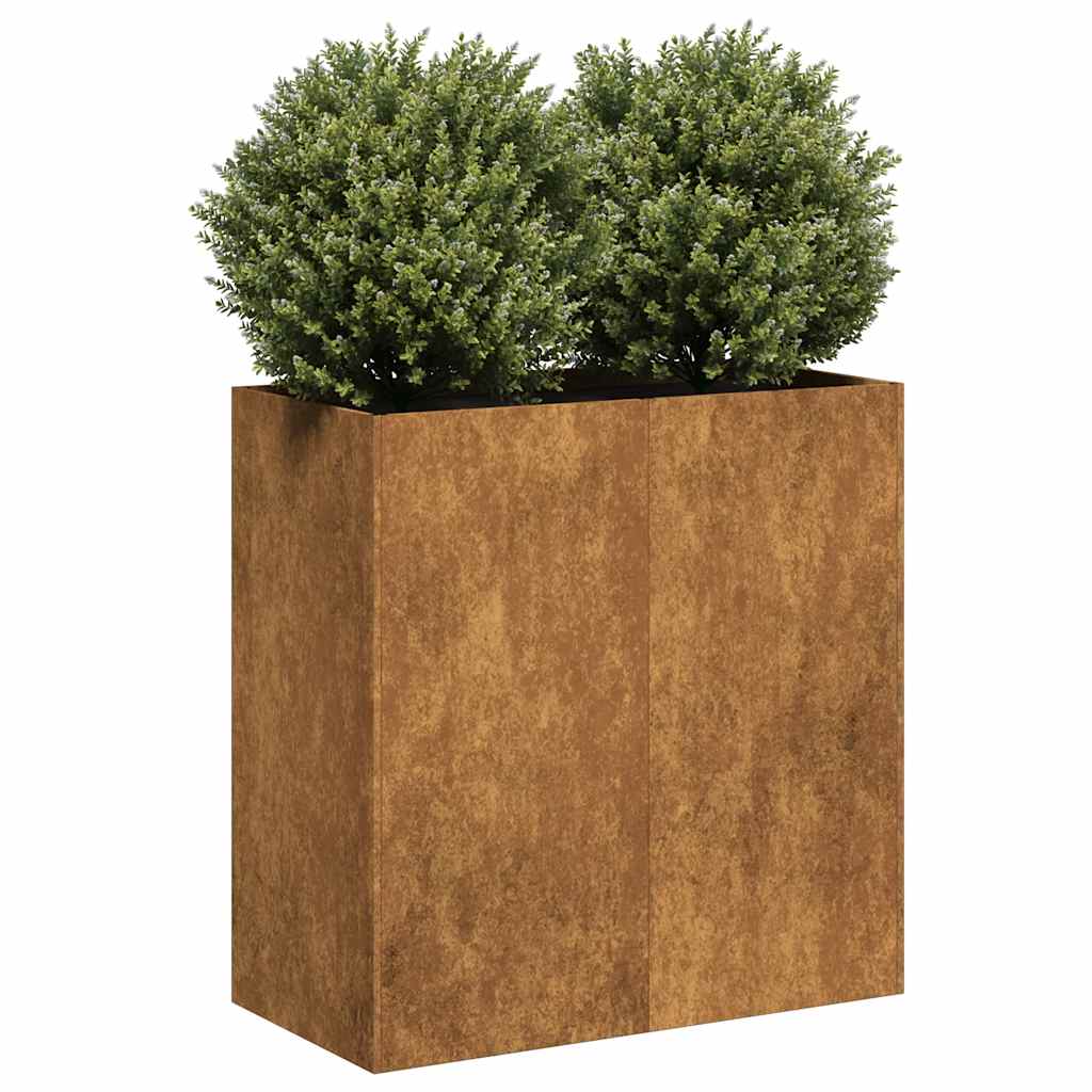 Cache-Pot De Jardin Rouillé