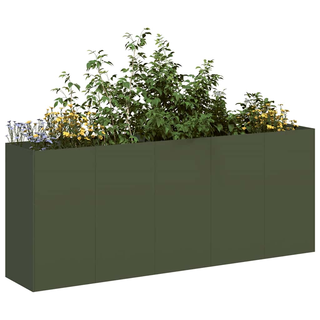 Cache-Pot De Jardin Rouillé
