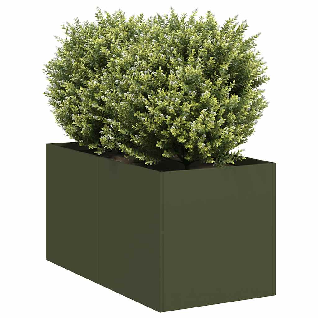 Cache-Pot De Jardin Rouillé