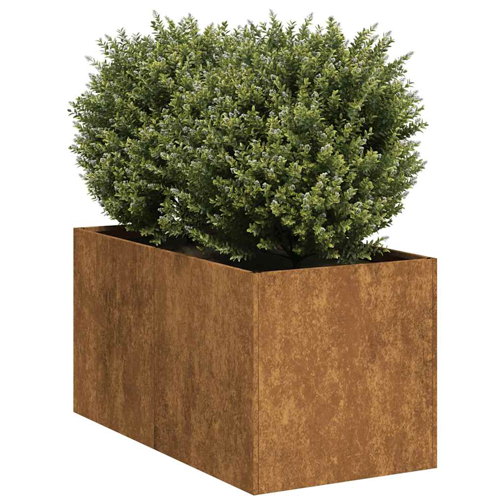 Cache-Pot De Jardin Rouillé