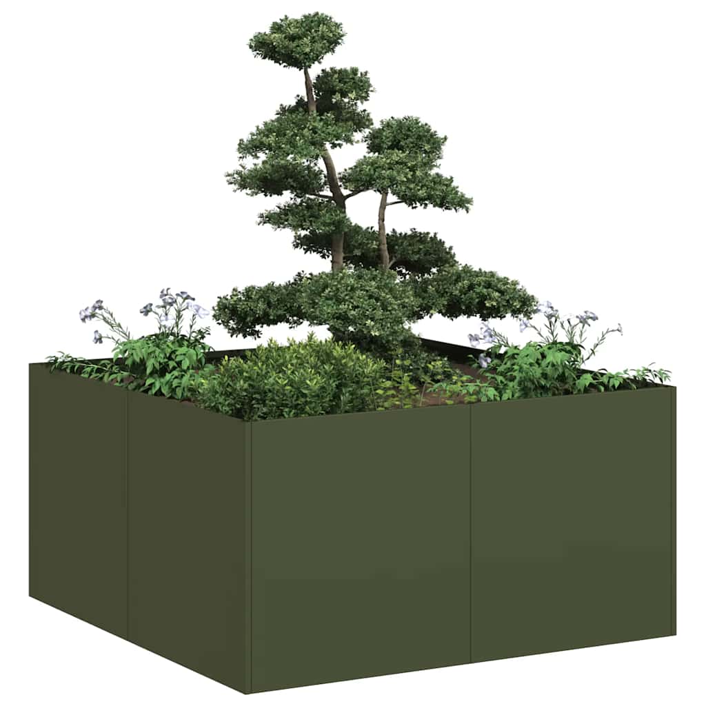 Cache-Pot De Jardin Rouillé