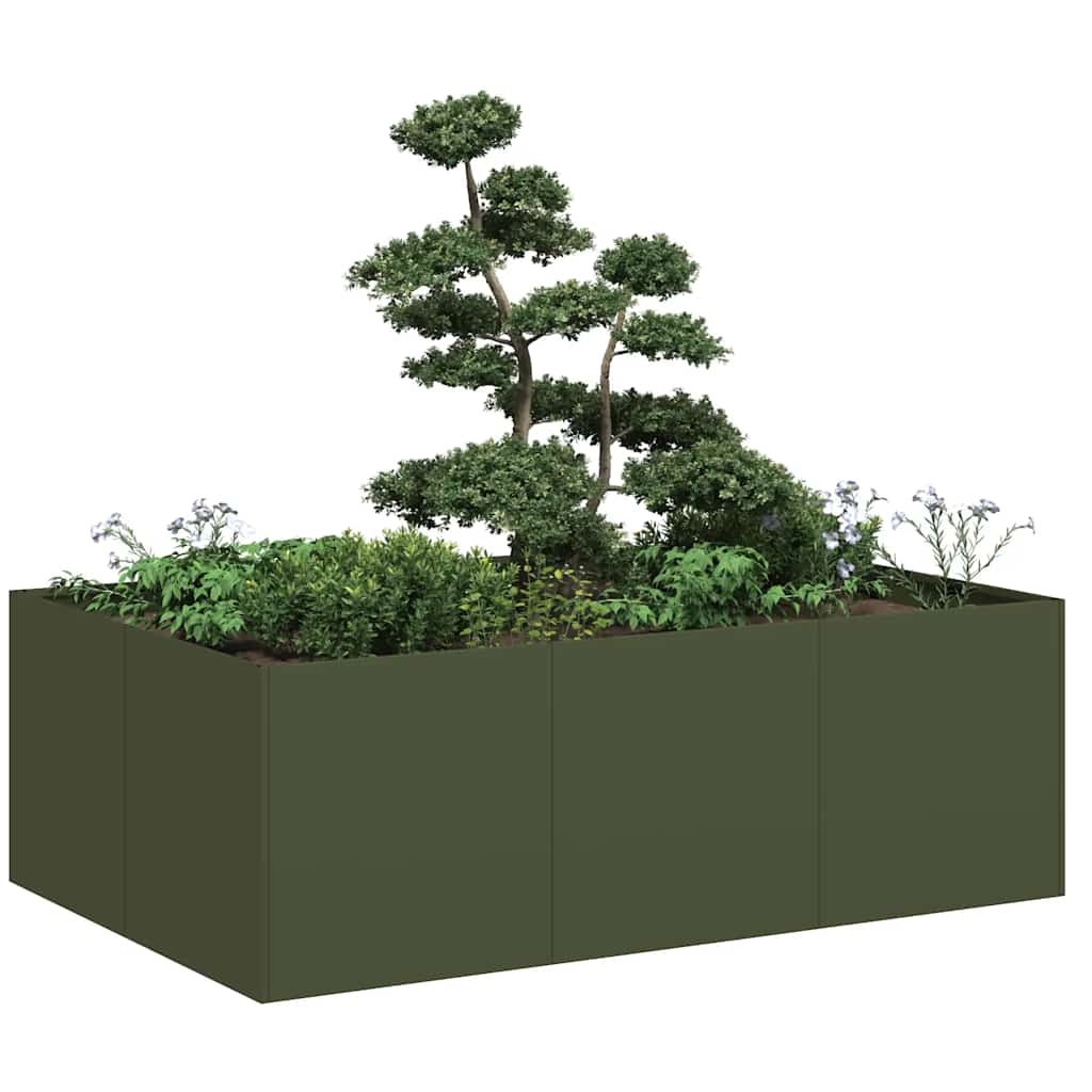 Cache-Pot De Jardin Rouillé