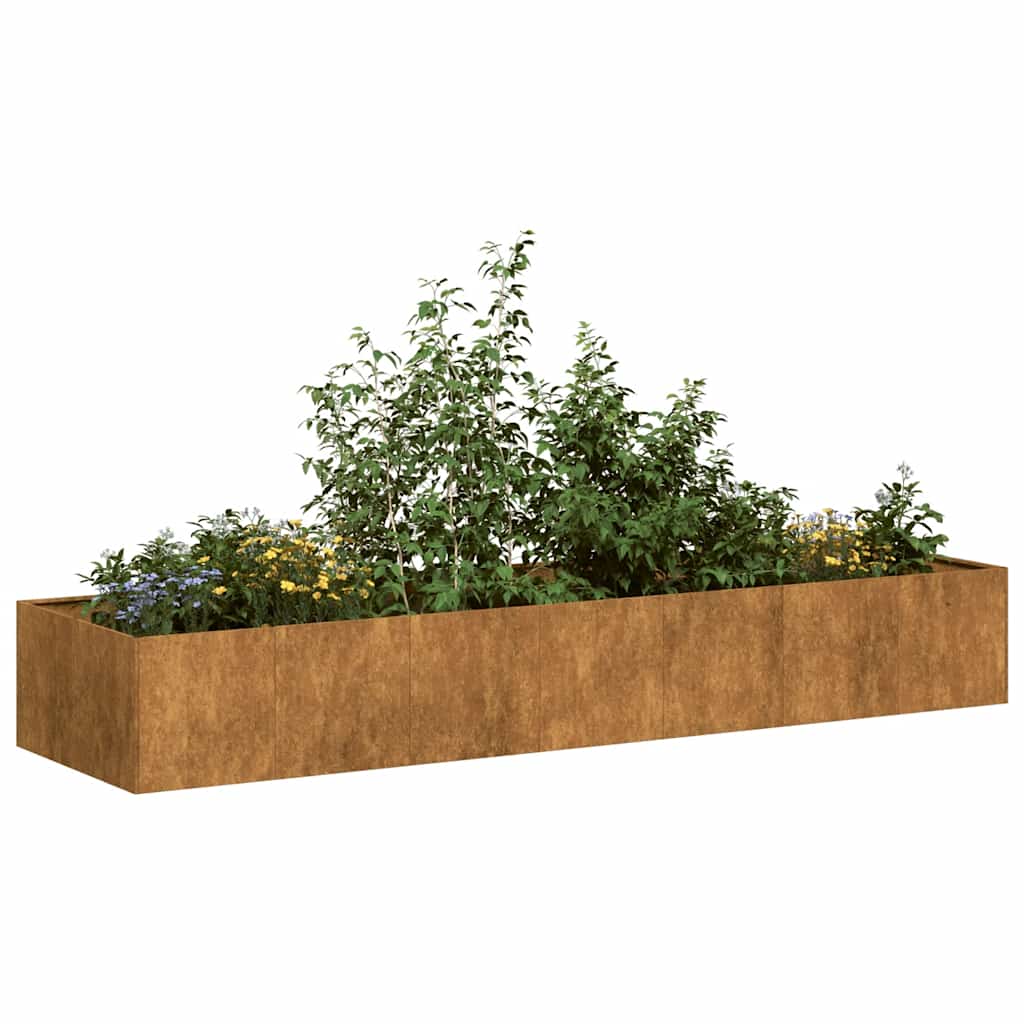 Cache-Pot De Jardin Rouillé