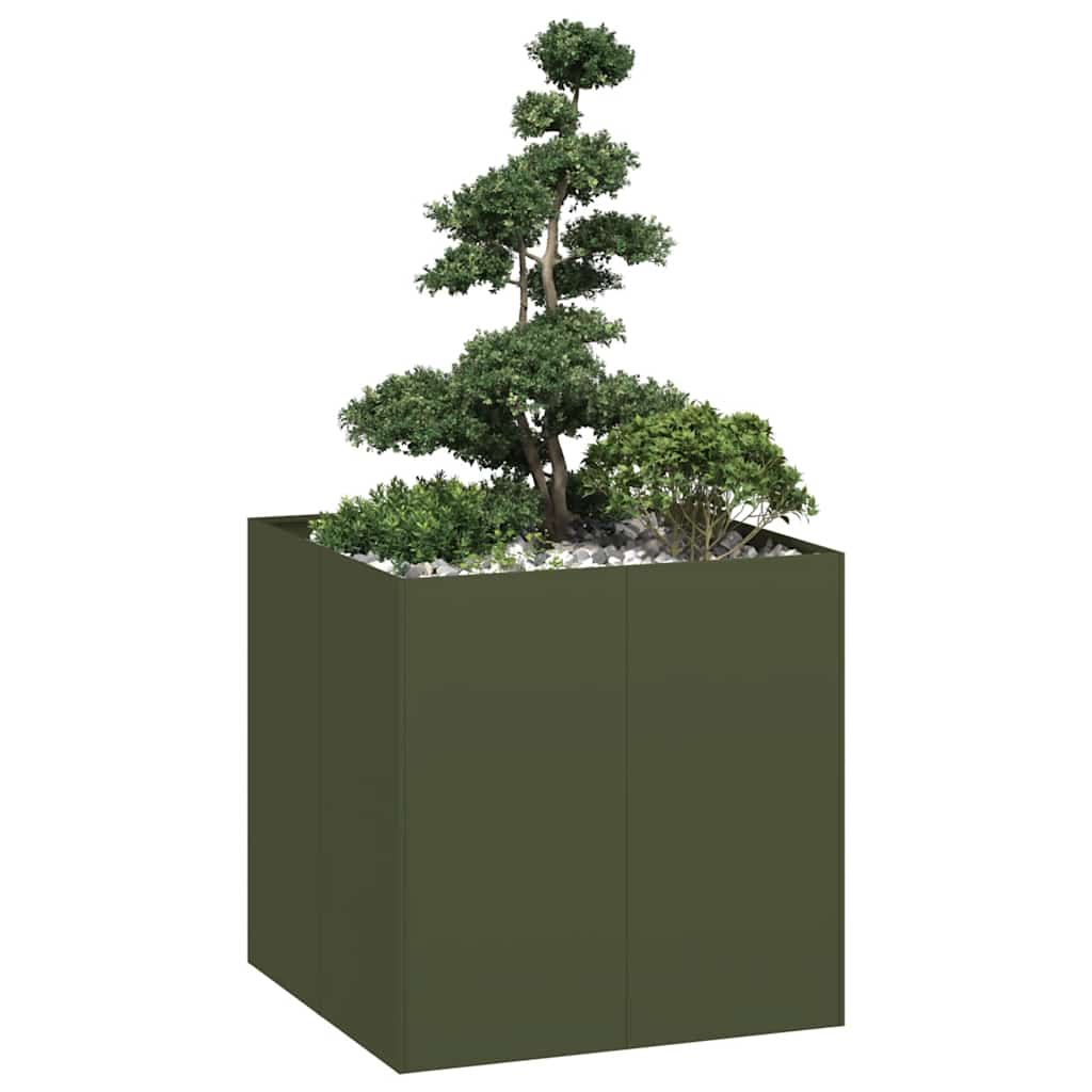 Cache-Pot De Jardin Rouillé