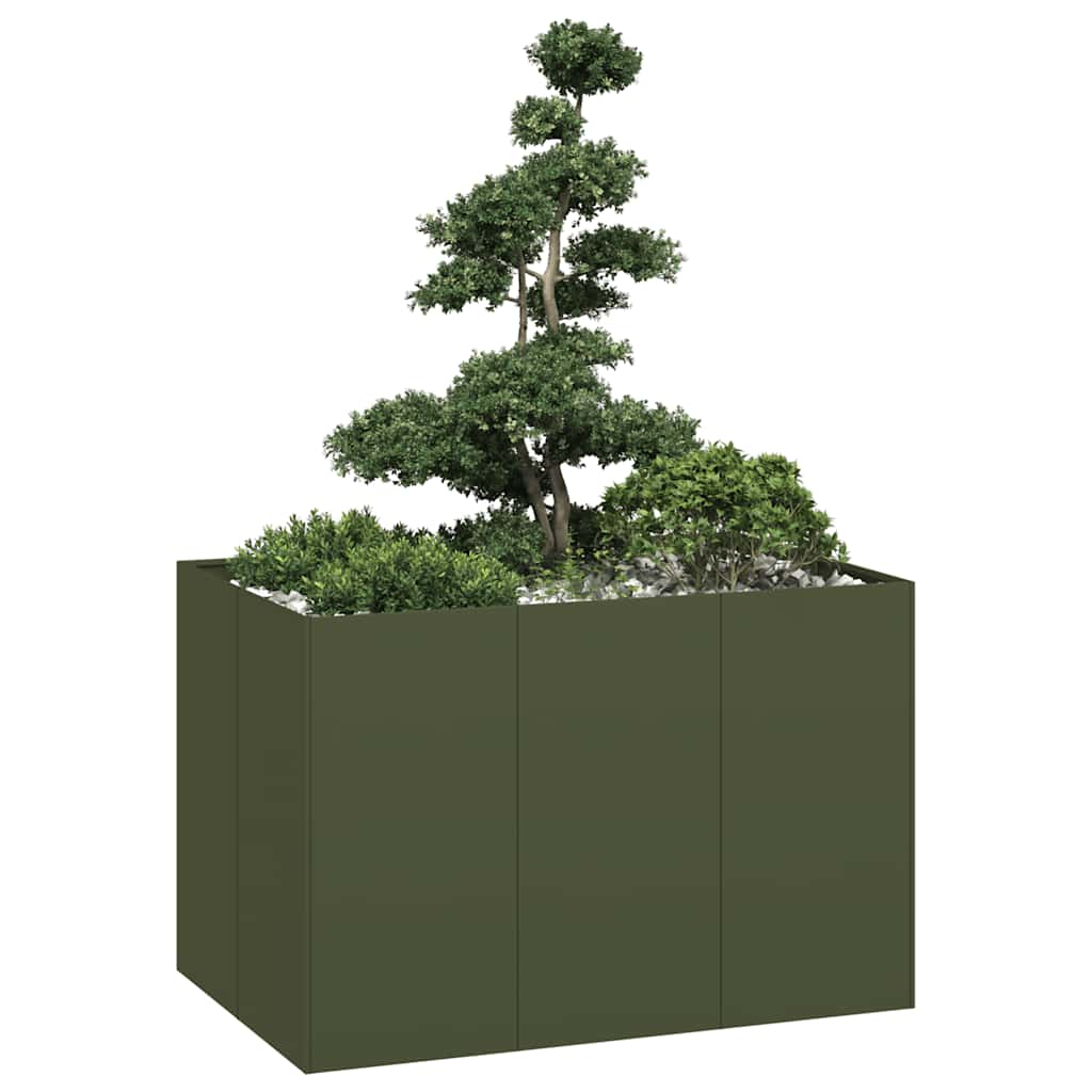 Cache-Pot De Jardin Rouillé