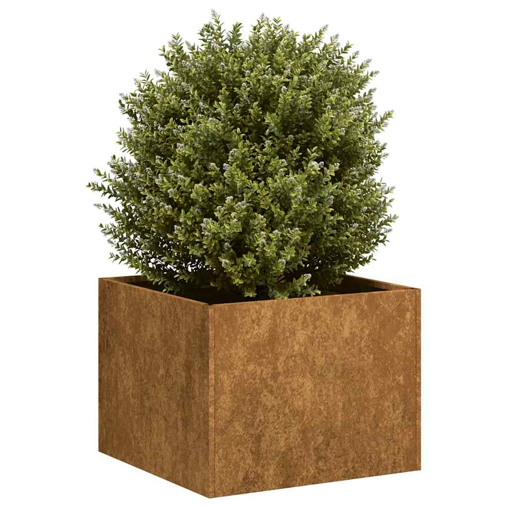 Cache-Pot De Jardin Rouillé