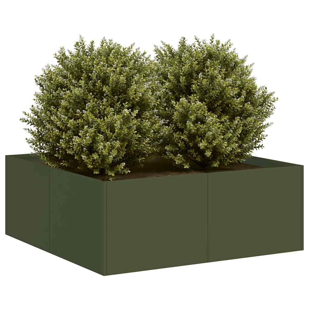 Cache-Pot De Jardin Rouillé